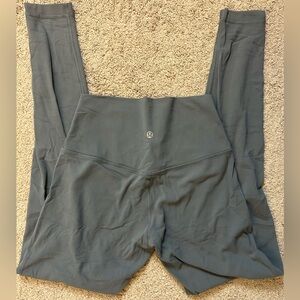 Lululemon Align HR Pant 25” Size 6 Legging Light Gray Yoga